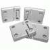 SET VAN 4 ALUMINIUM SCHARNIEREN ACHTERPORTIEREN