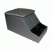 CUBBY-BOX MET BEKERHOUDERS DEKSEL TECHNO BODY GRIJS VINYL