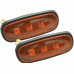 ZIJKNIPPERLICHT ORANJE SET 2 STUKS