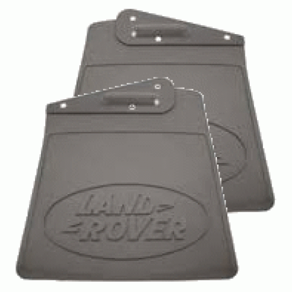 Defender 90 RECHTS inclusief metalen steun origineel Land-Rover met zwart logo