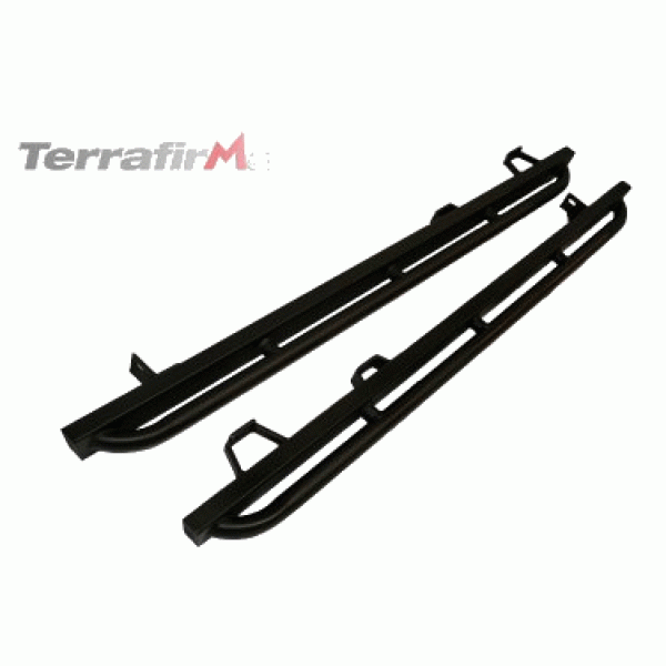 ROCKSLIDERS DEFENDER 110 MET TREE-BARS, GESCHIKT VOOR 3-DRS EN 5-DRS, UITGEZONDERD HCPU