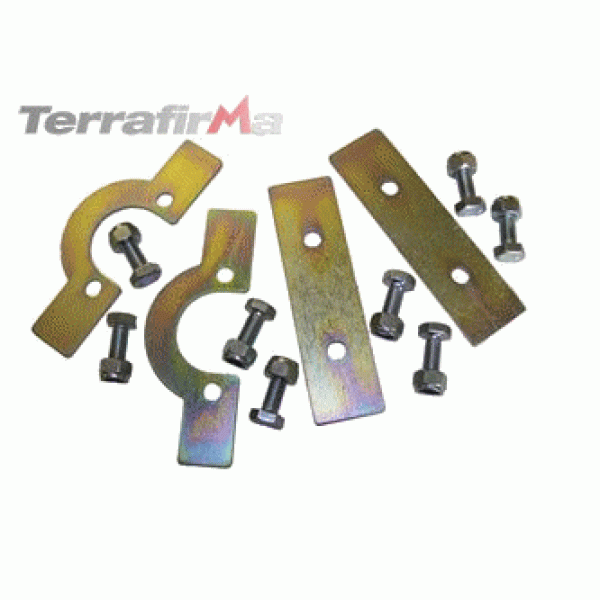 HEAVY DUTY MONTAGESET VOORVEREN (SET VOOR 2 VEREN) DEFENDER / DISCOVERY 1 / RANGE ROVER CLASSIC