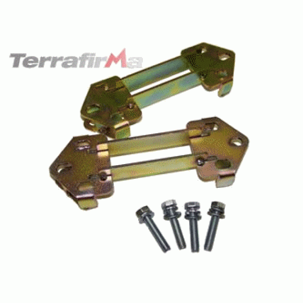 VERHOGINGS HULPSTUKKEN STOOTBLOKKEN VOOR EN ACHTER (SET VAN 2 STUKS) DEFENDER / DISCOVERY 1 / RANGE ROVER CLASSIC