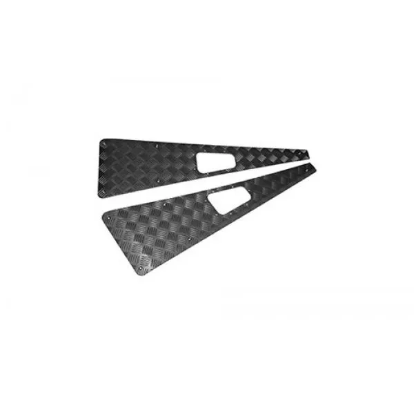TRAANPLAAT SPATBORD DEFENDER ZWART