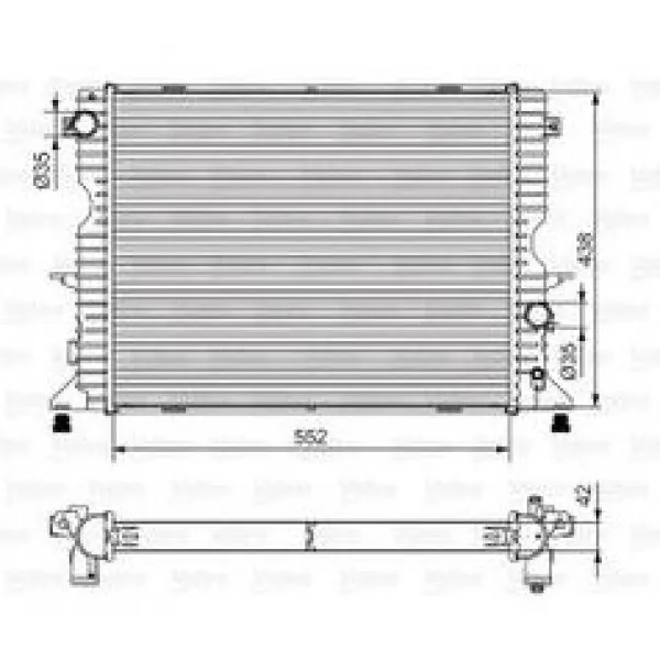 RADIATOR DEFENDER TD5