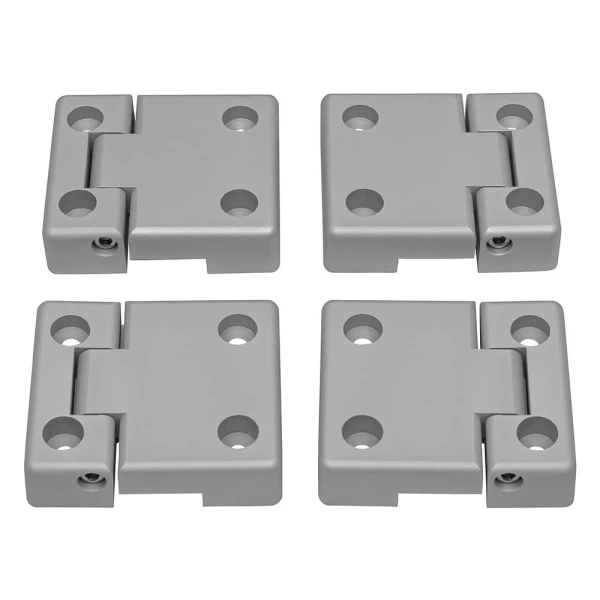 SET VAN 4 ALUMINIUM SCHARNIEREN ACHTERPORTIEREN