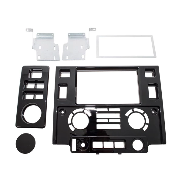2DIN CONSOLE DEFENDER TD4 VANAF 2007 GLANS ZWART