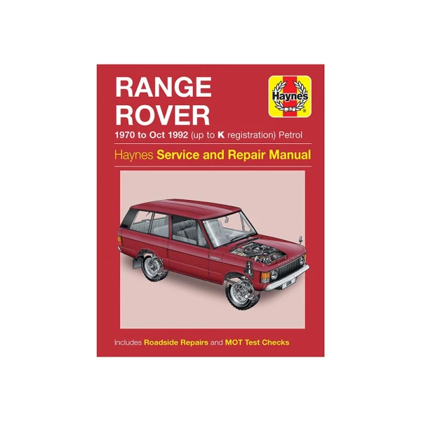 HAYNES WERKPLAATS HANDLEIDING RANGE-ROVER 1970 TOT OKTOBER 1992