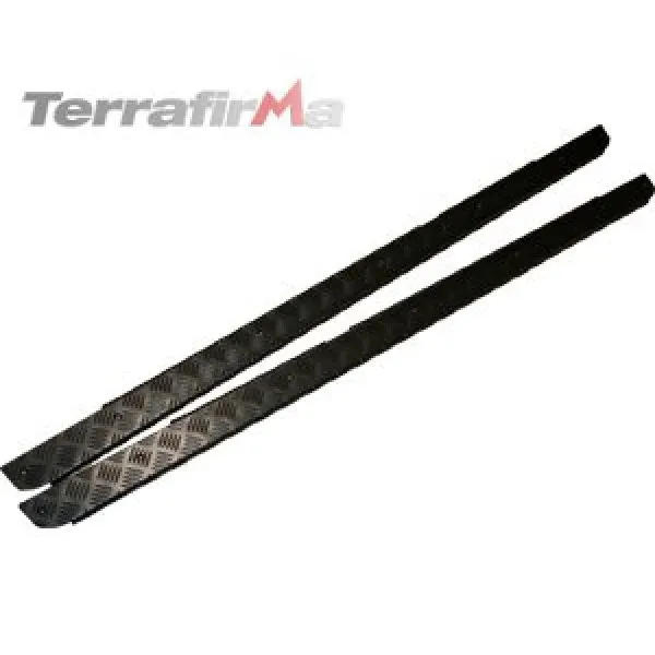 Traanplaat Dorpel Defender 110 Zwart - 5 Deurs