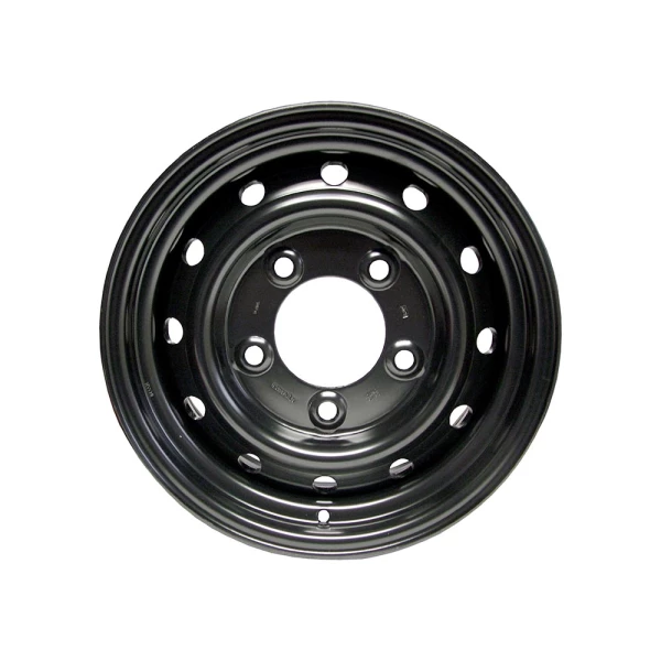 6,5X16 WOLF VELG TUBELESS ZWART GECOAT